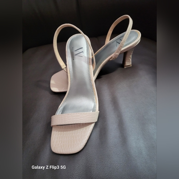Worthington Nude Beige Heel Sandals - Picture 1 of 5